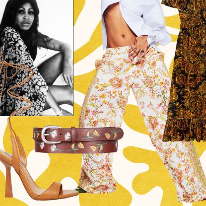 collage of bohemian fashion and style icons